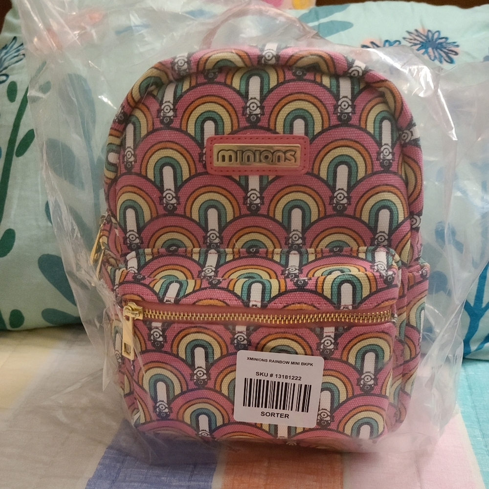 Minions Artist Series Rainbow Mini Backpack